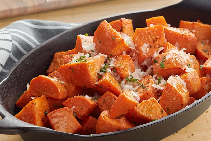 Savory Oven Roasted Sweet Potatoes