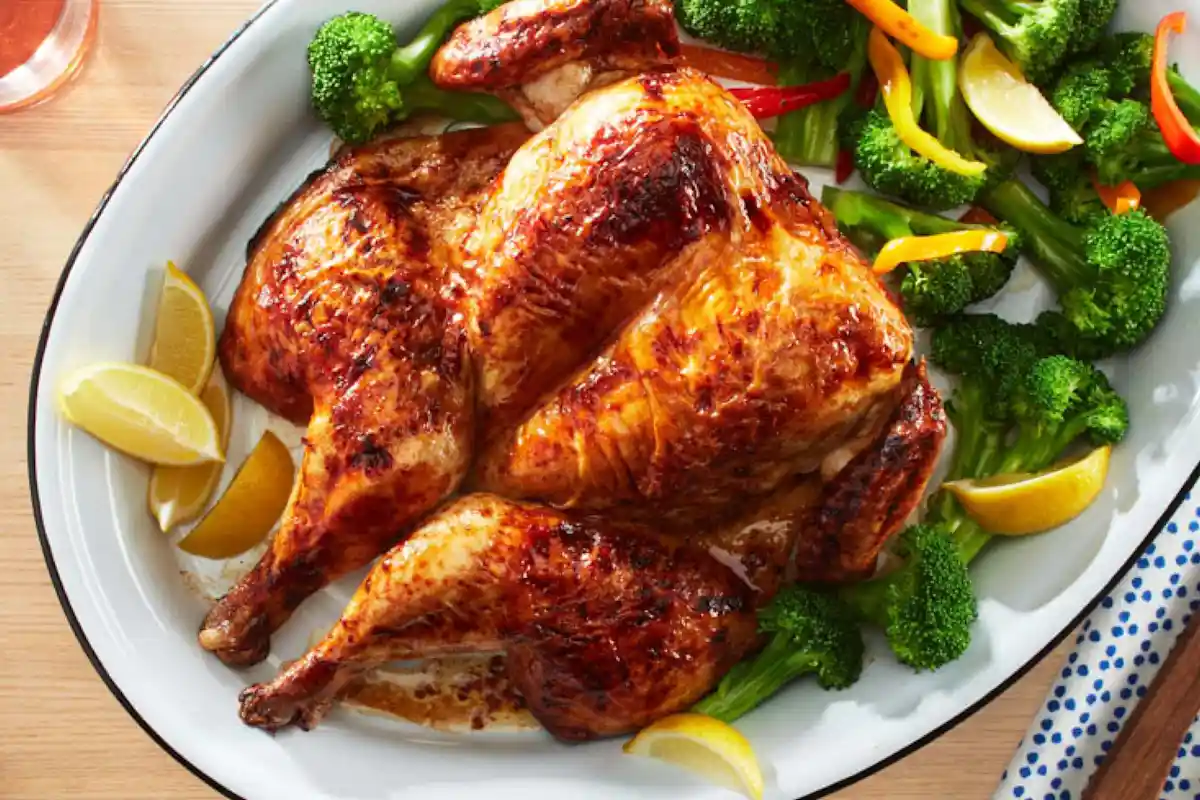 Spicy Ranch Spatchcocked Chicken image