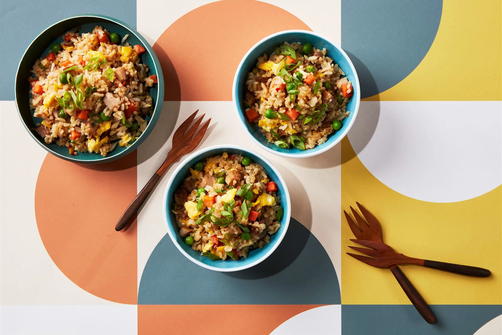 Fried Rice with Leftover Mississippi Pork Chops