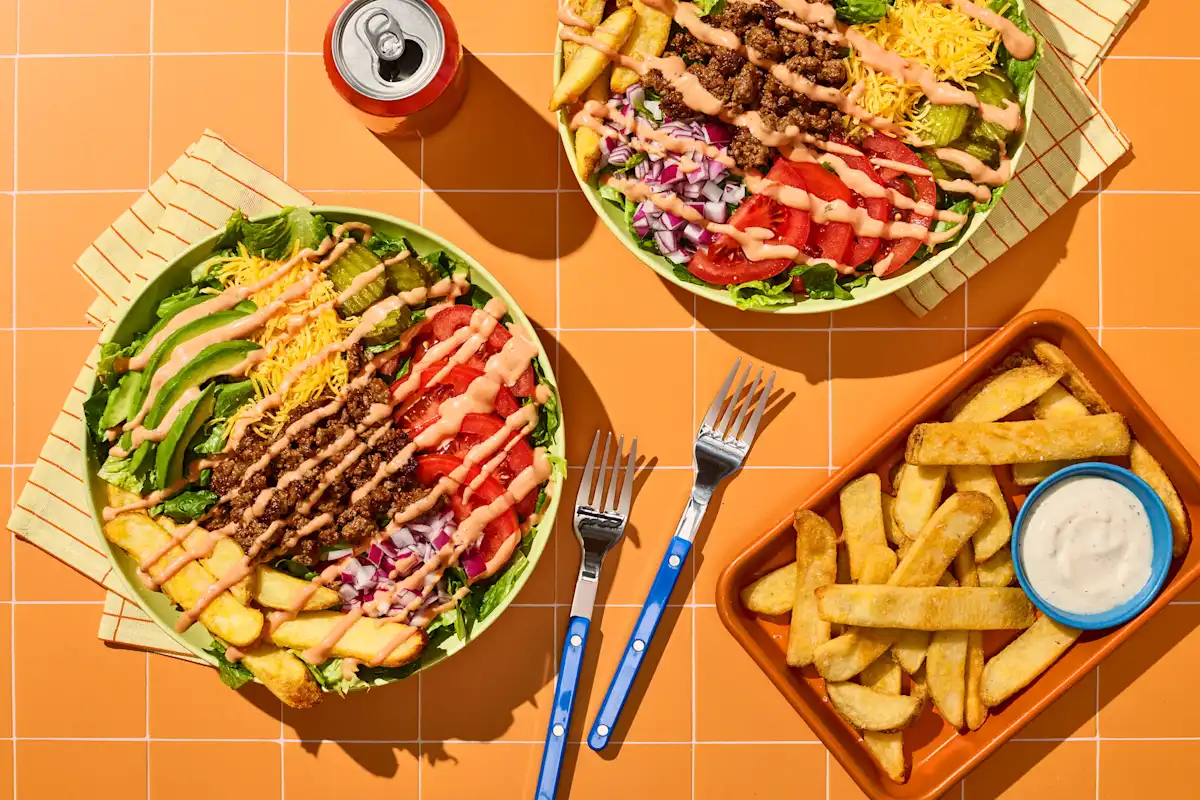 Ranch Burger Bowls
