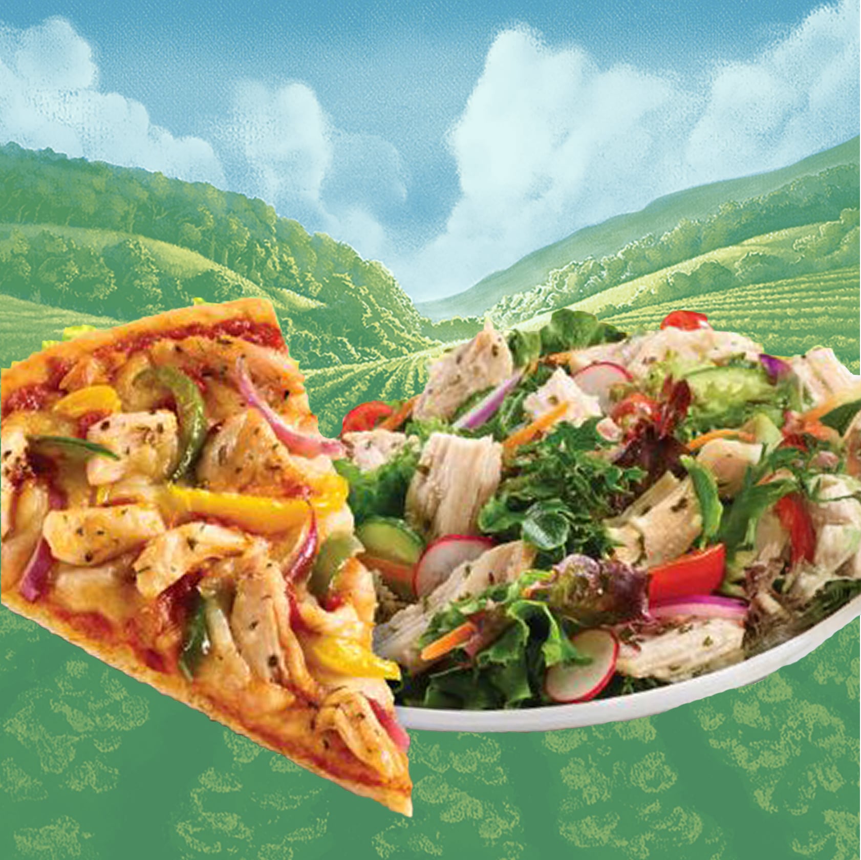 DiGiorno® Bacon and Cheese Stuffed Crust Chicken Bacon Ranch Pizza