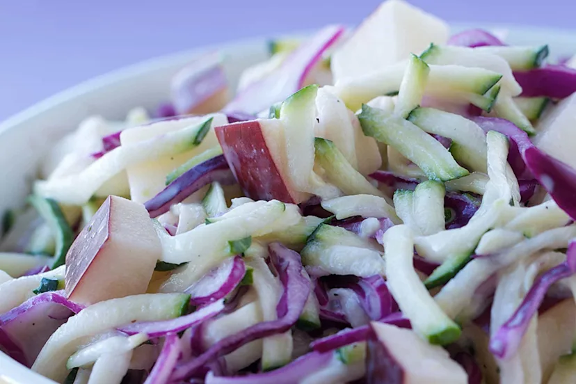 Apple & Zucchini Ranch Garden Coleslaw image