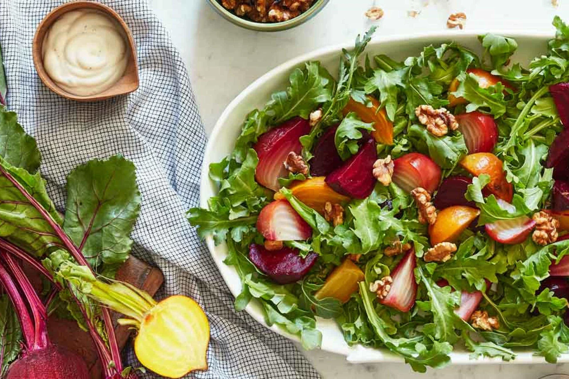 Roasted Beet and Walnut Salad