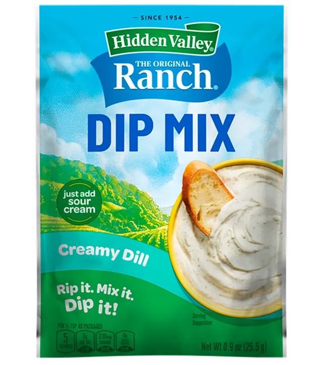 Dips Mix Packets | Hidden Valley® Ranch