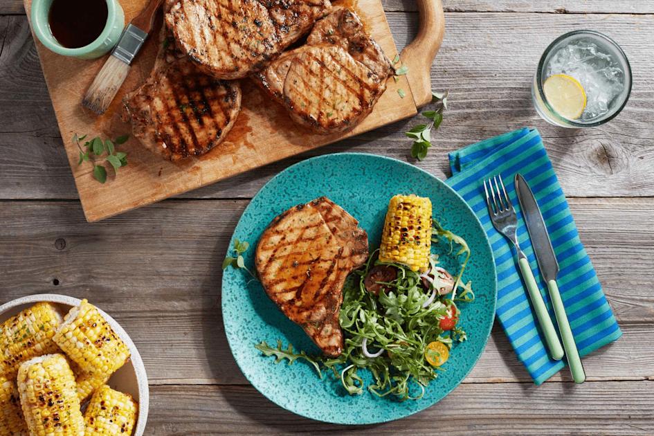Easy Grilled Maple Ranch Pork Chops Recipe | Hidden Valley™ Ranch