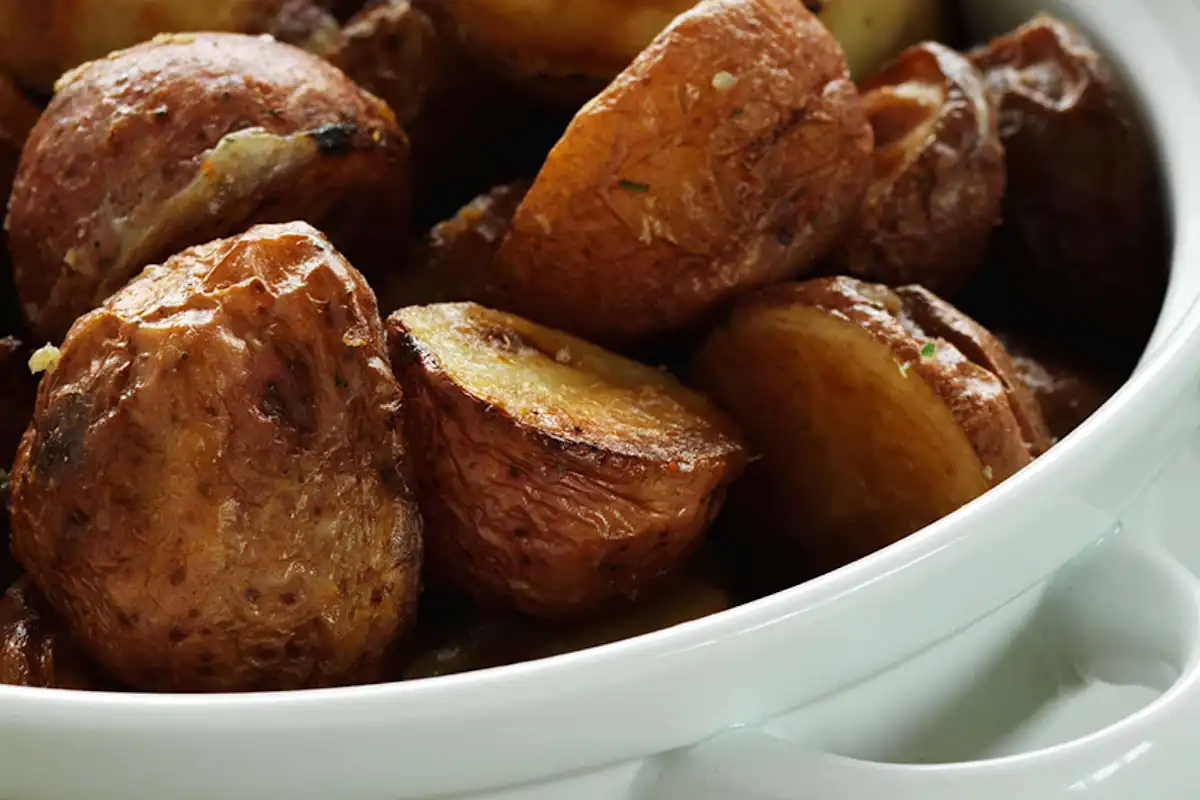 Cowboy Potatoes & Asparagus with Rancher Dip