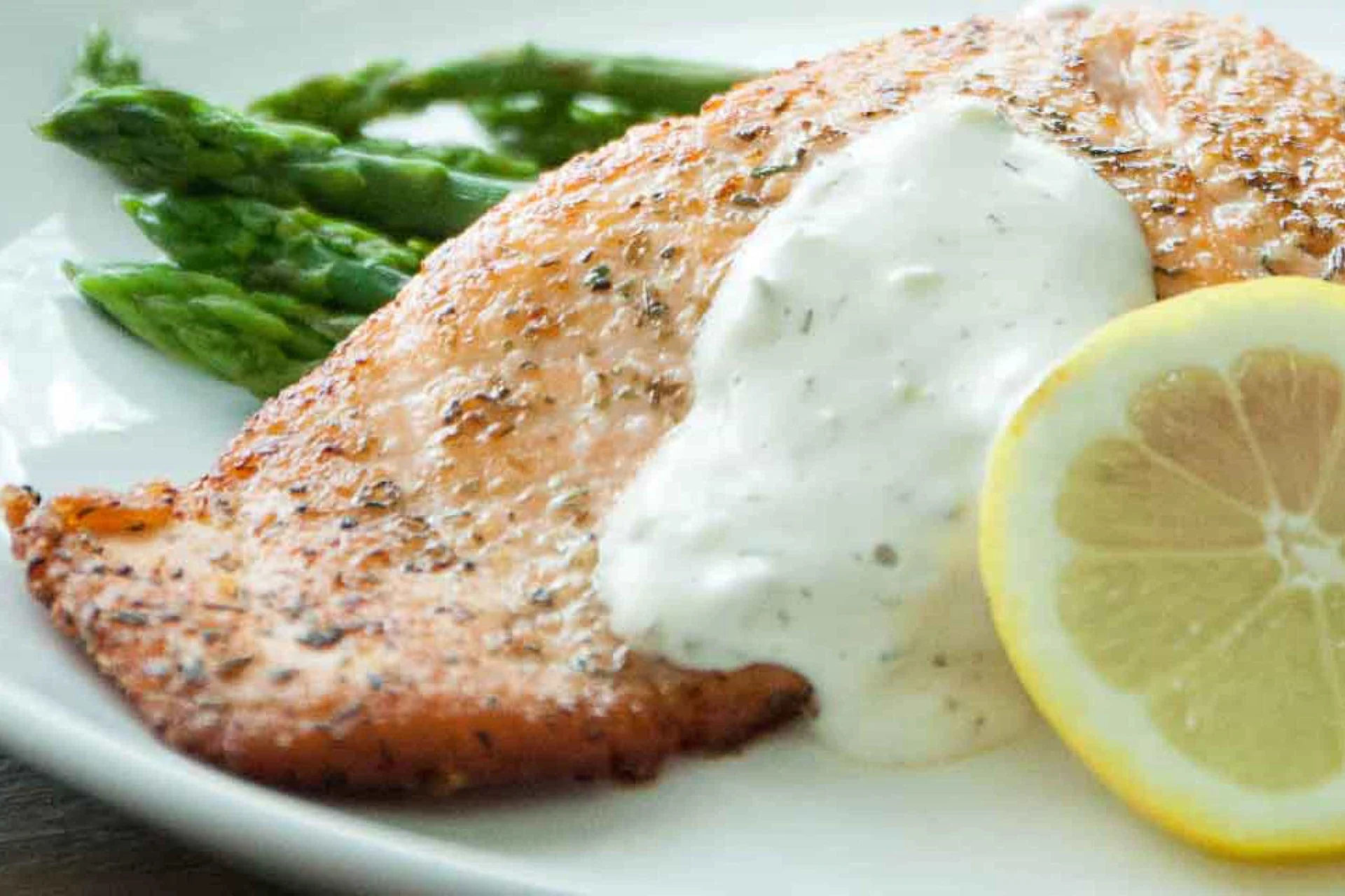 Salmon with Hidden Valley® Greek Yogurt Ranch