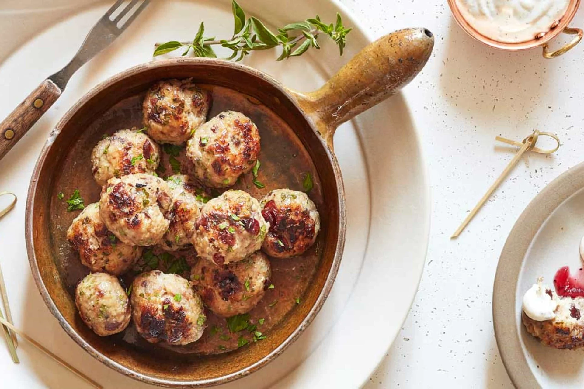 Cranberry Ranch Turkey Meatballs