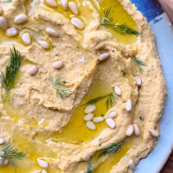 Five Minute Ranch Pumpkin Hummus