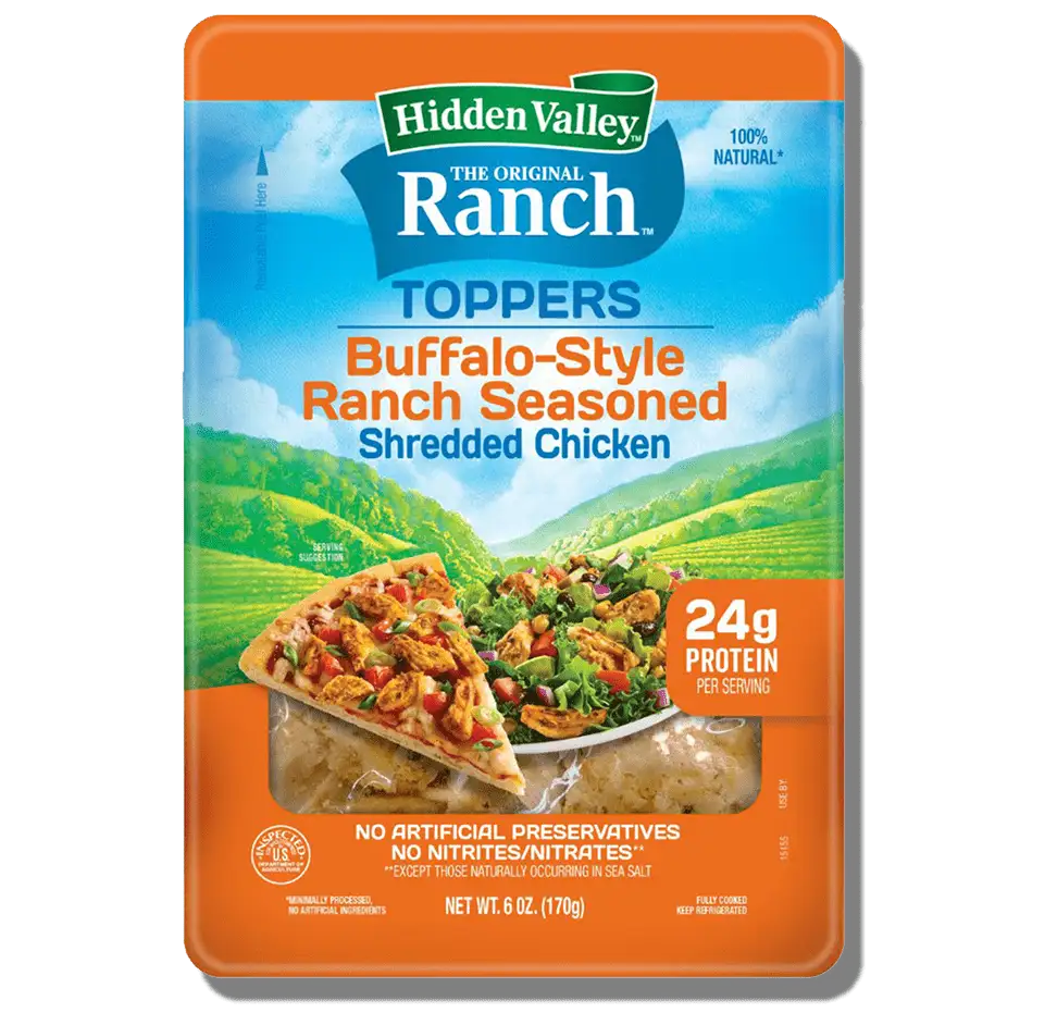 Buffalo-Style Ranch Seasoned Chicken Toppers