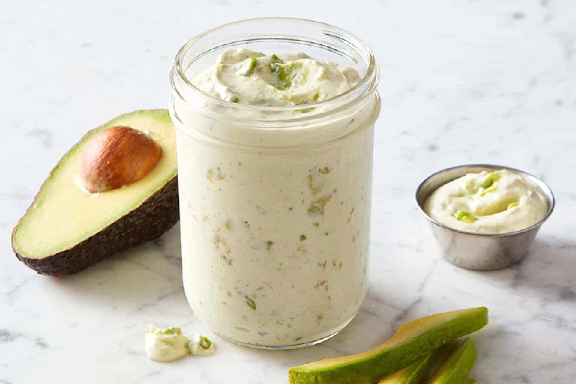 Homemade Avocado Ranch Dressing