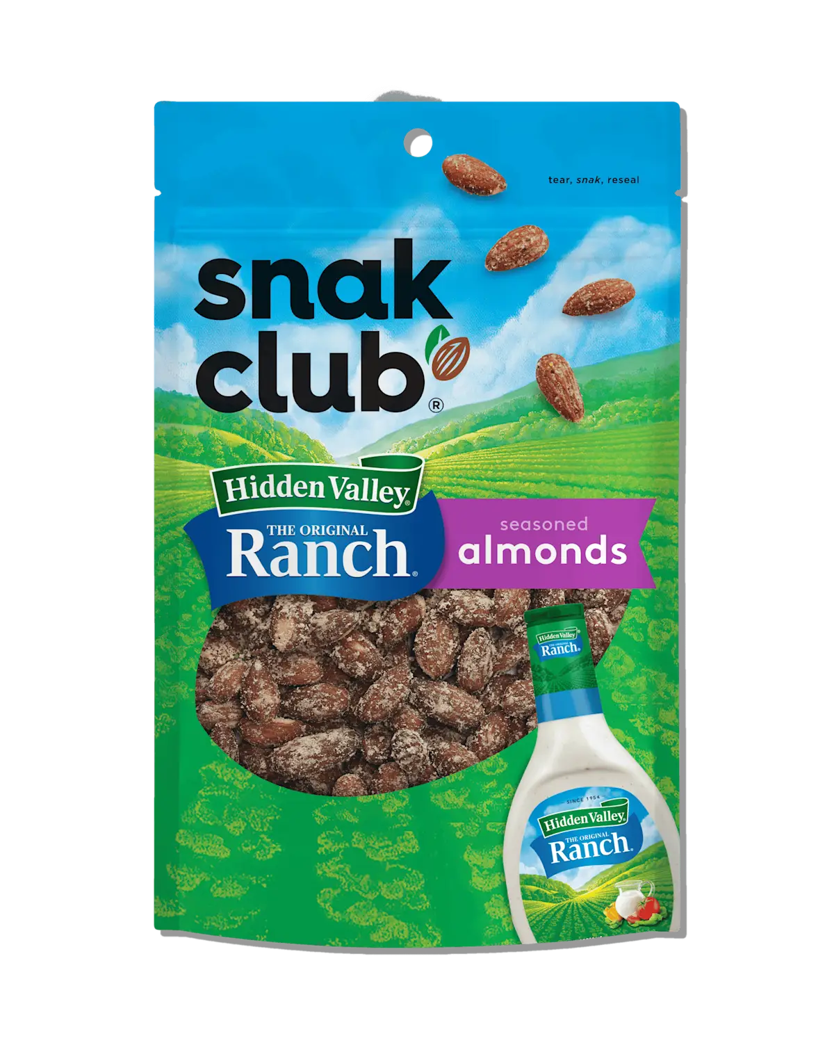 Snak Club® Hidden Valley® Ranch Seasoned Almonds