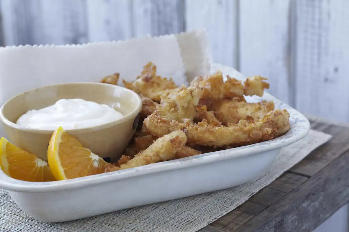 Cool Orange Chicken Fingers