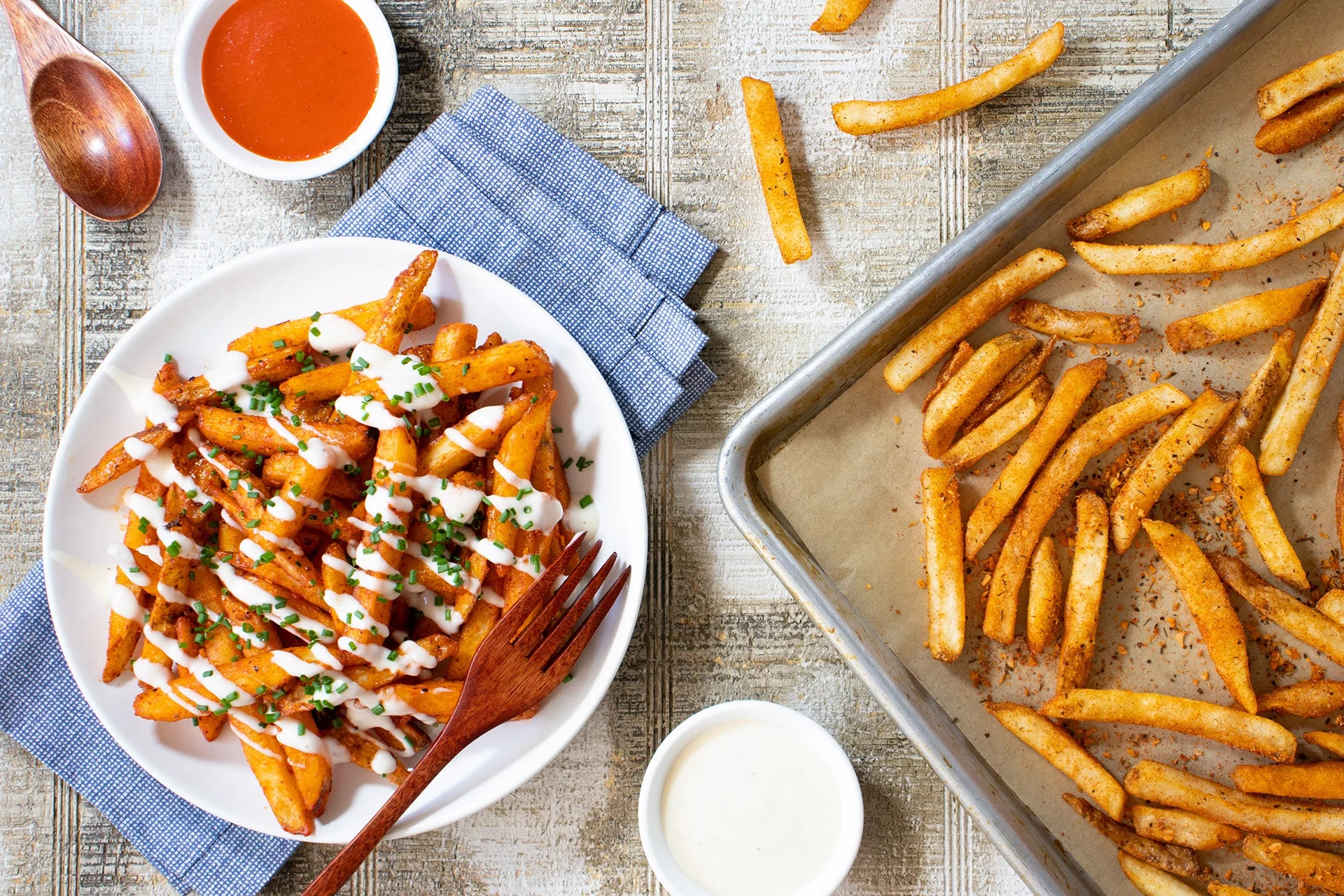 Homemade Hot Ranch Fries with TRUFF Sauce image