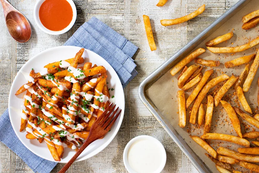 Homemade Hot Ranch Fries with TRUFF Sauce