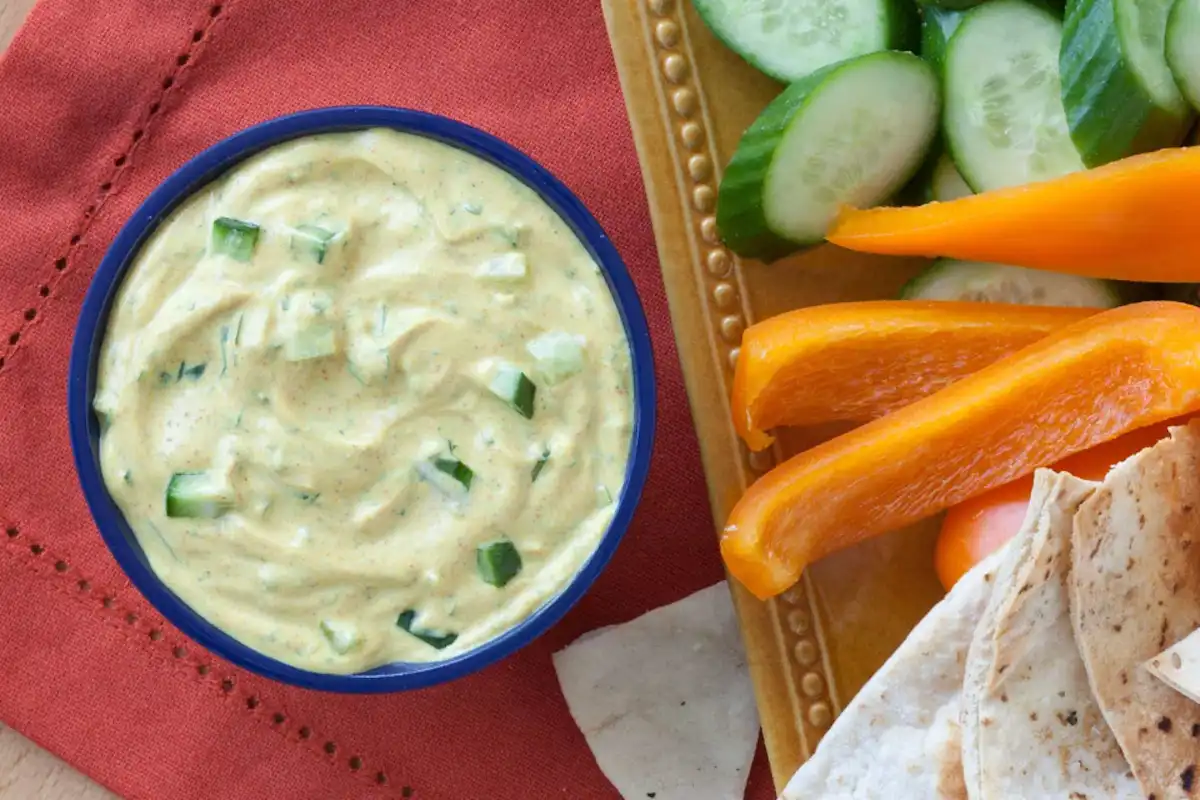 Cucumber Curry Ranch Raita