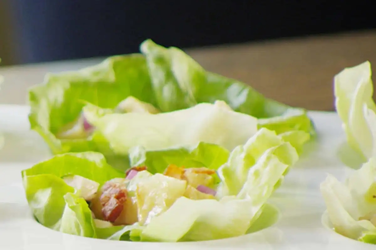Picnic Potato and Chicken Salad Cups