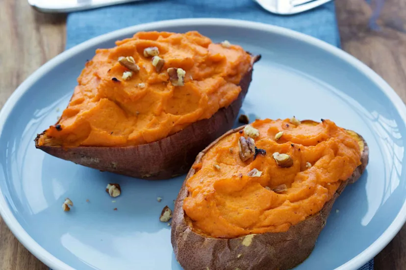 Stuffed Carrot Sweet Potatoes