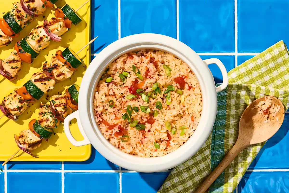 Rice Cooker Tomato Ranch Rice