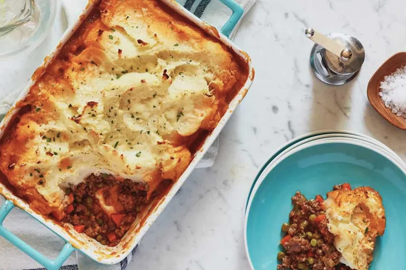 Shepherd's Pie with a Potato-Buttermilk Ranch Crust