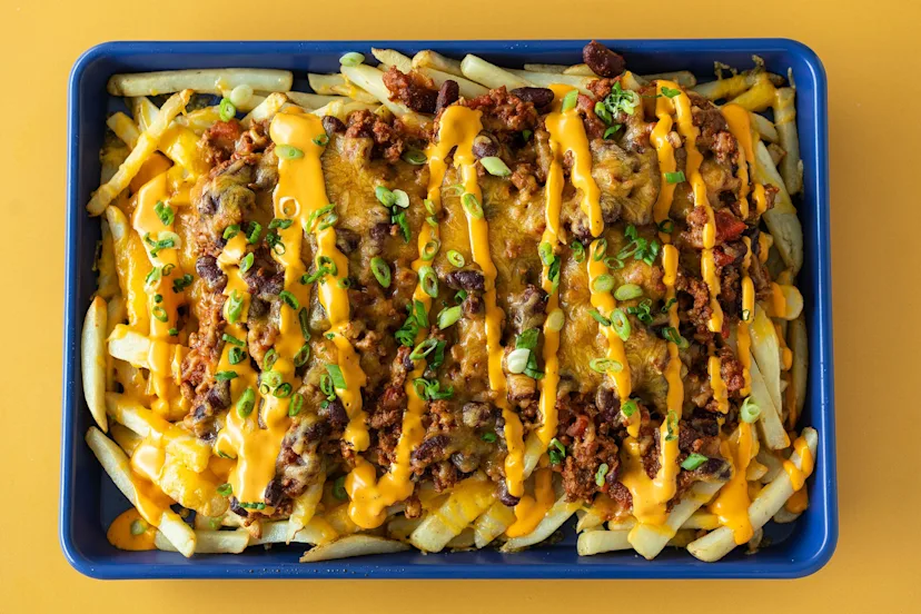 Chili Cheese Fries with Cheezy Ranch