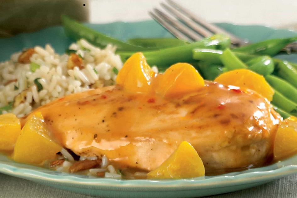 Spicy Georgia Peach Chicken Recipe | Hidden Valley™ Ranch