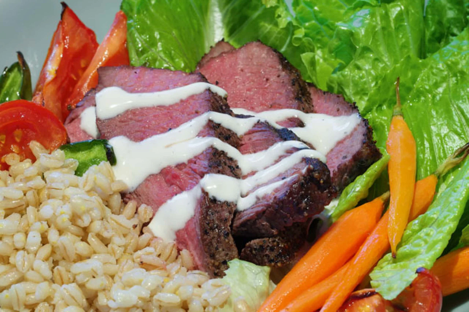 Sirloin Steak and Roasted Vegetable Salad