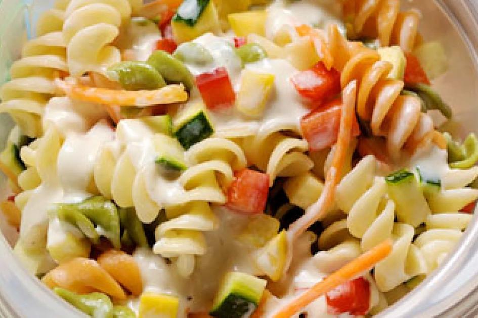 Pasta Salad Veggie-Ranch Toss Ups Recipe | Hidden Valley™ Ranch