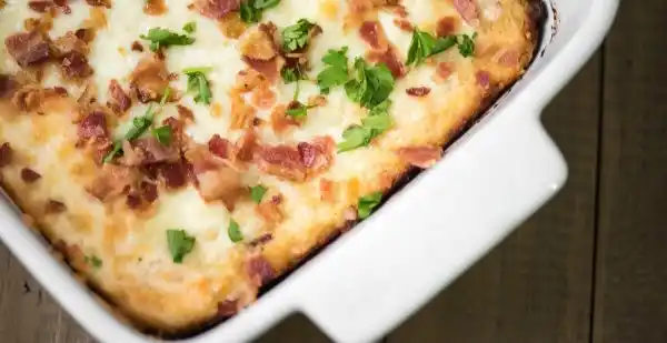 Spicy Ranch Bacon Chicken Dip