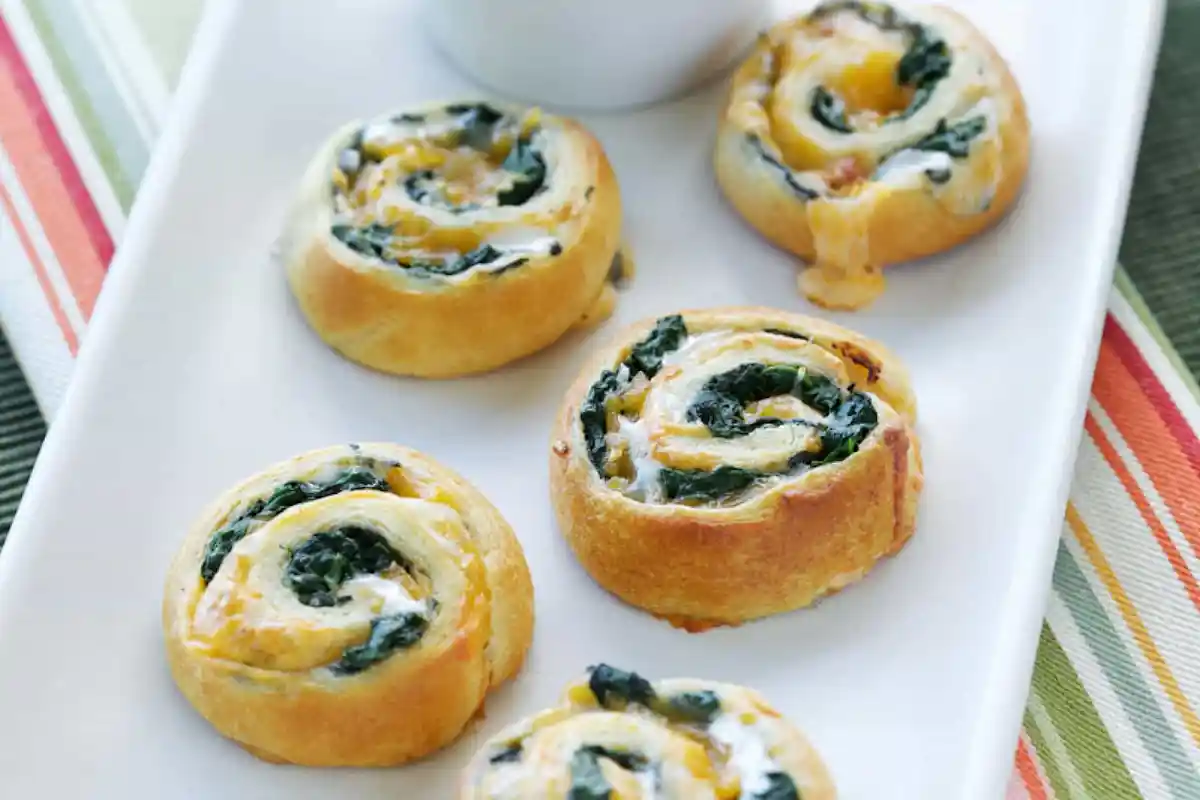 Spinach and Cheese Spirals