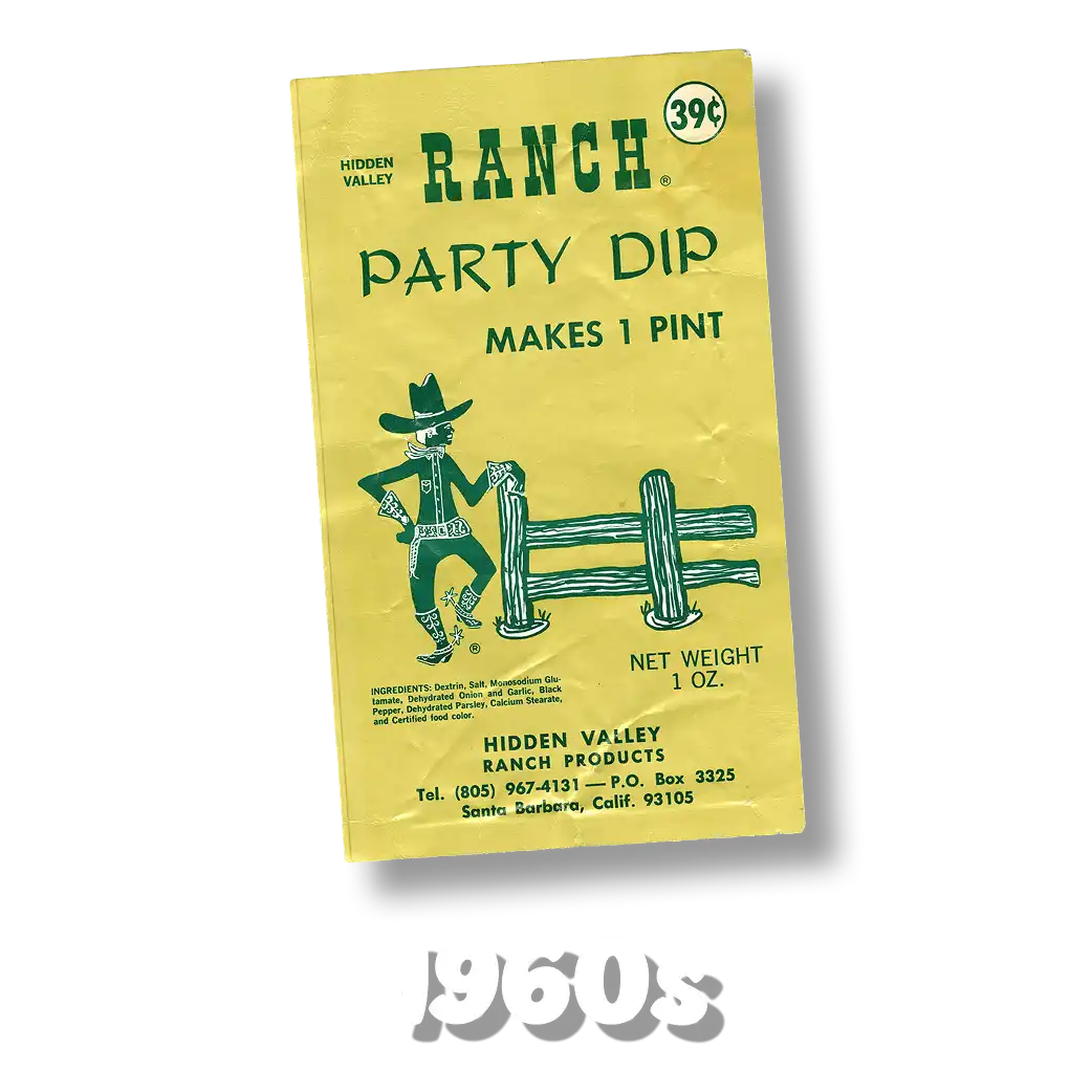 Heritage bottles of Hidden Valley Ranch