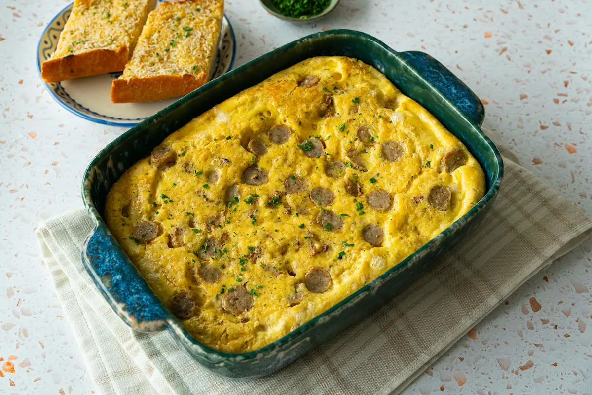 Garlic Egg Bake