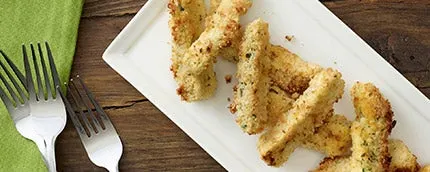 Baked Ranch Zucchini Strips