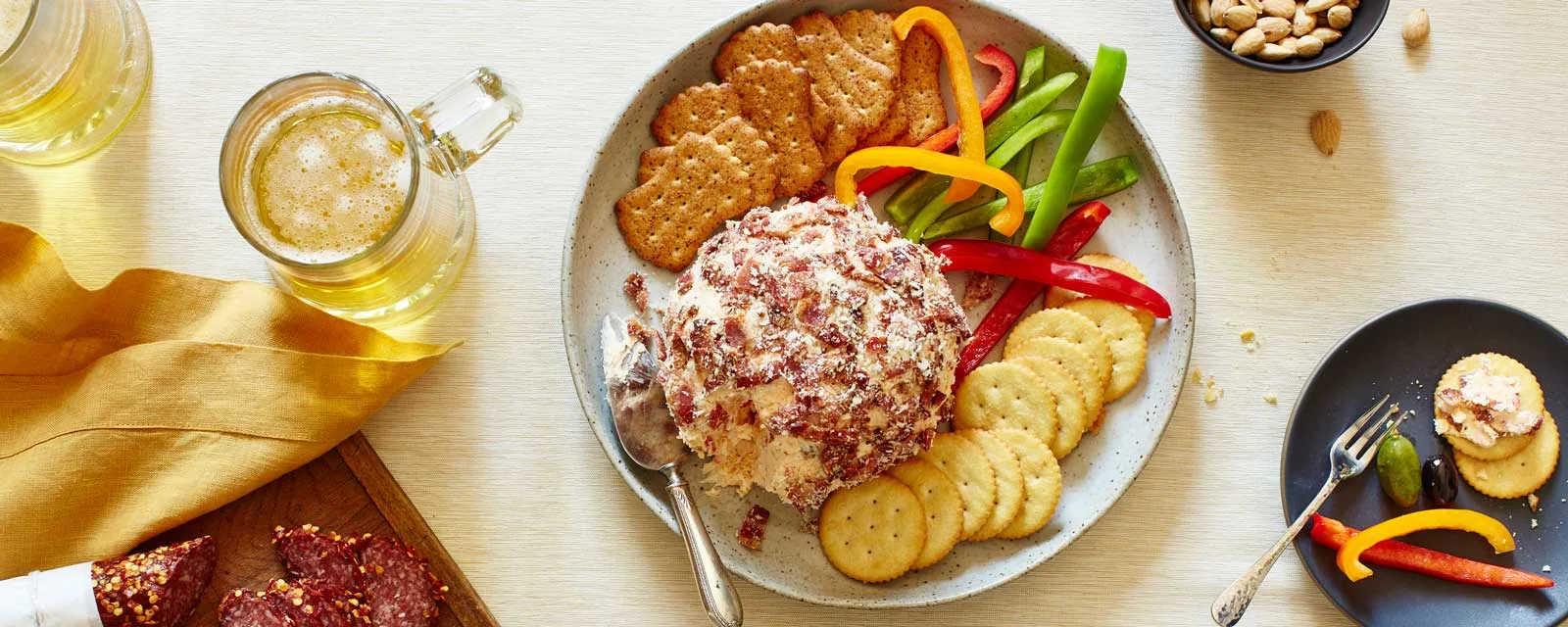 Bacon Cheddar Cheeseball