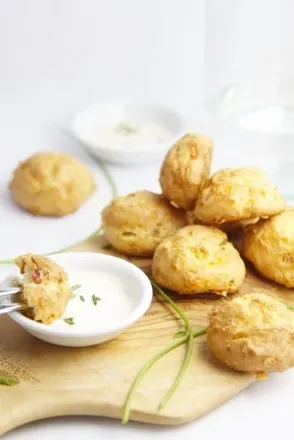 Ranch Bacon and Cheese Gougeres