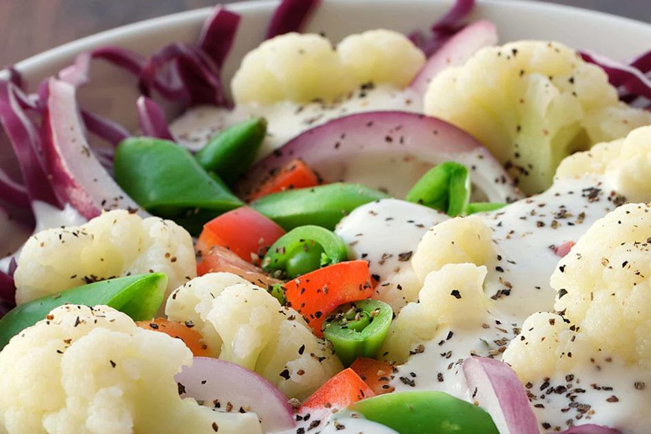 Crunchy Vegetable Make-Ahead Salad Recipe | Hidden Valley™ Ranch
