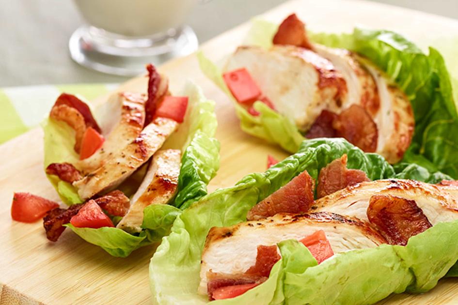 Ranch Chicken and Bacon Lettuce Wraps | Hidden Valley™ Ranch