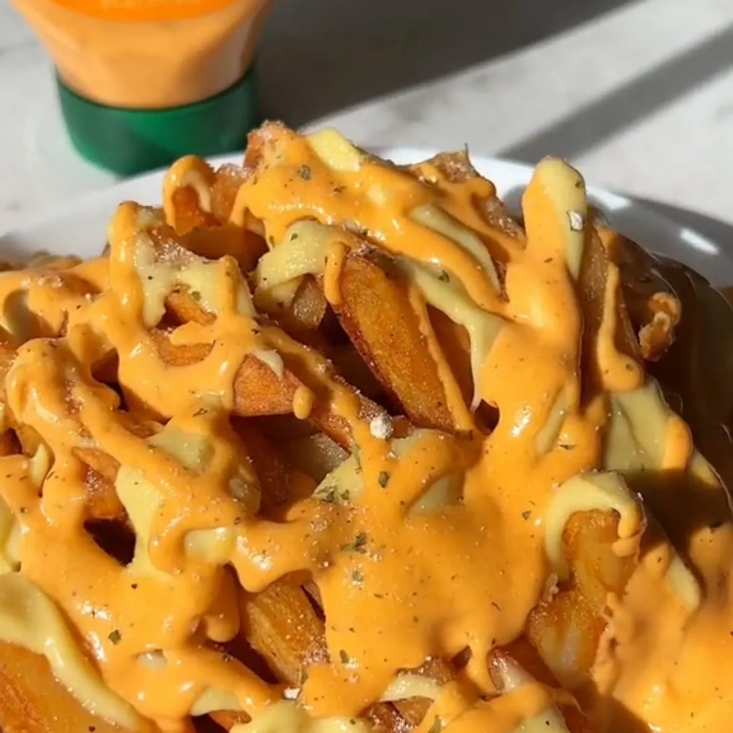 Buffalo Cheddar Ranch Fries