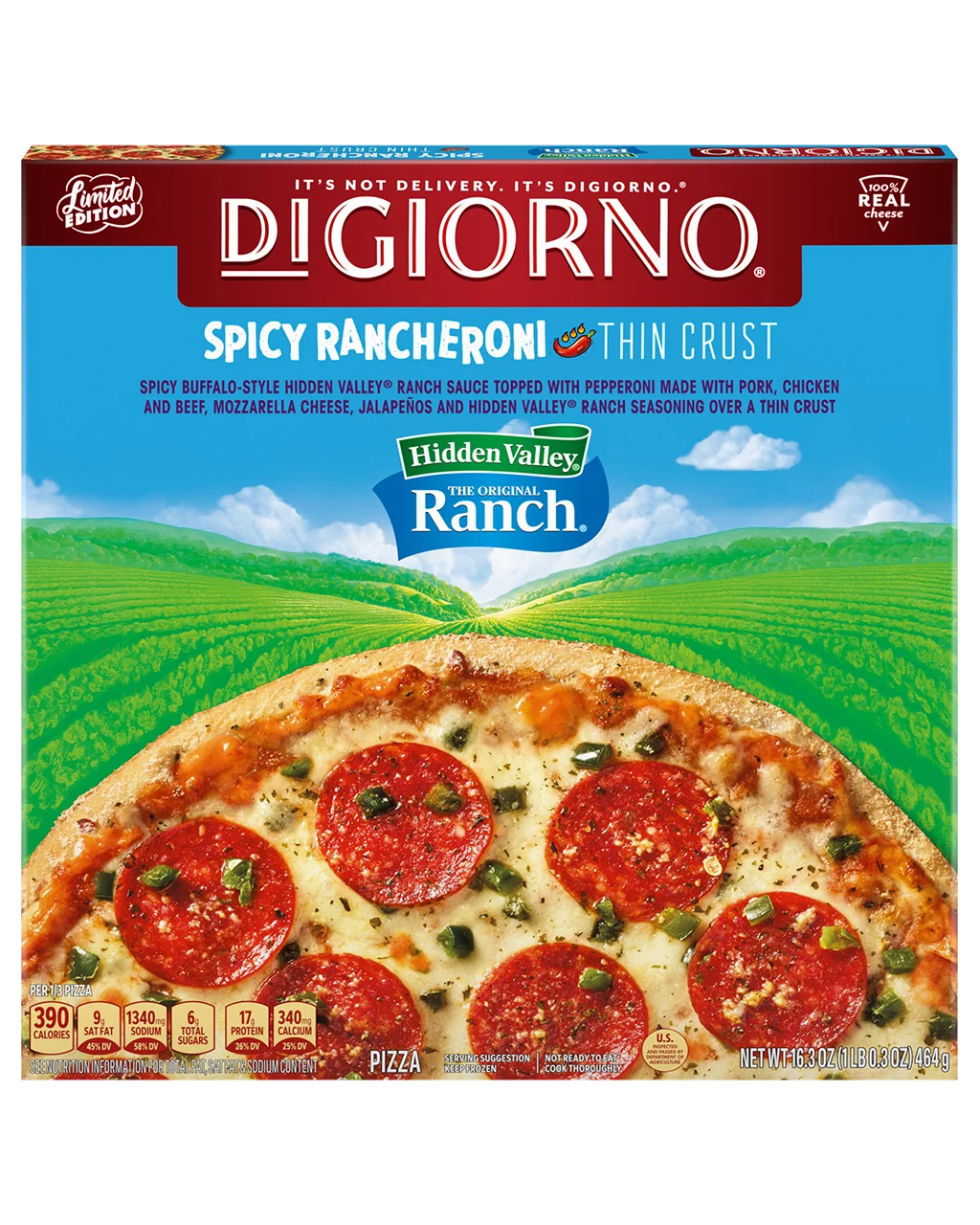 Hidden Valley® Ranch x DiGiorno® Limited-Edition Spicy Rancheroni Pizza