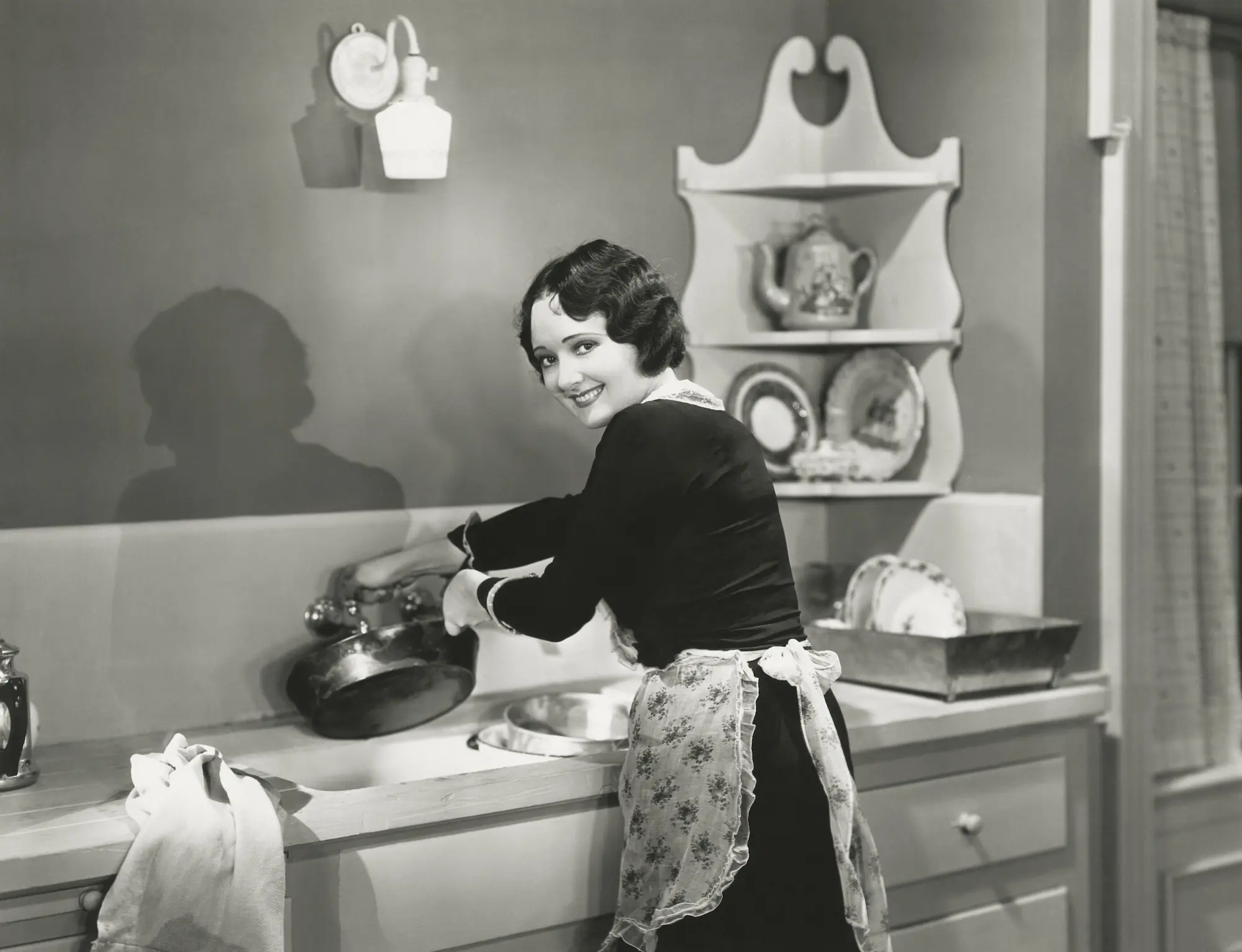 Vintage 1930s Woman in Kitchen | Women in Candy History