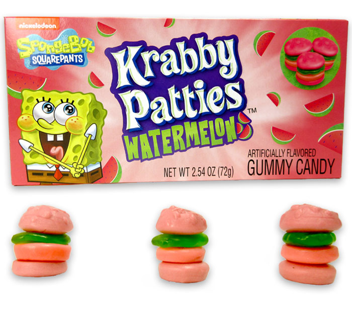 SpongeBob-Squarepants-Krabby-Patties-Watermelon-Gummy-Candy 10748