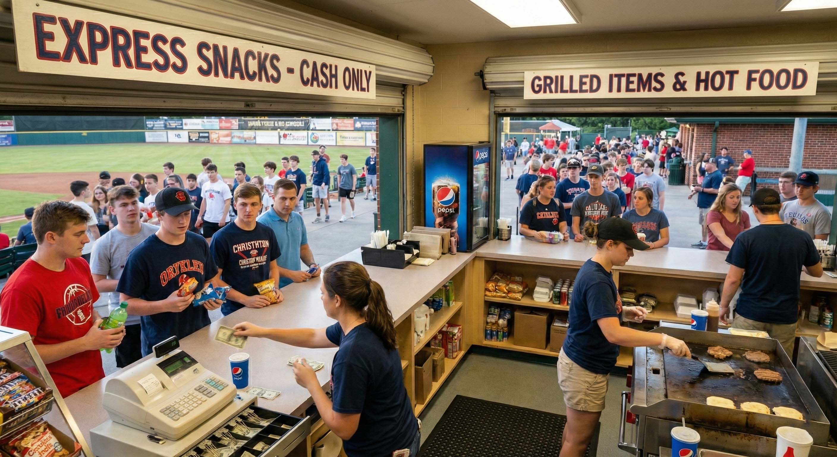 Speed-of-Service-Concession-Stand-Profits-Ballparks-Sports-Stadiums-Events-Prepackaged-Refreshments