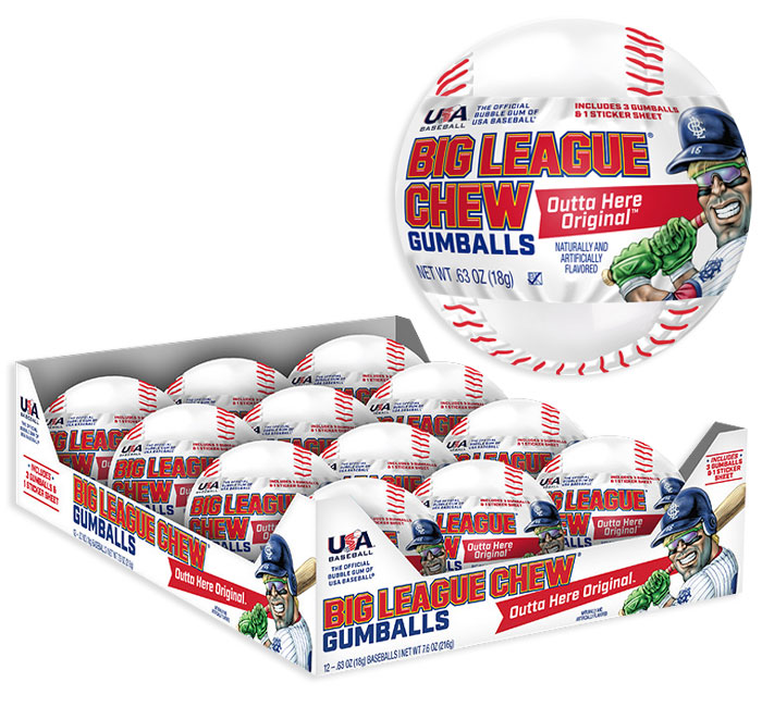 Big-League-Chew-Gumballs-Baseball-With-Stickers 66043