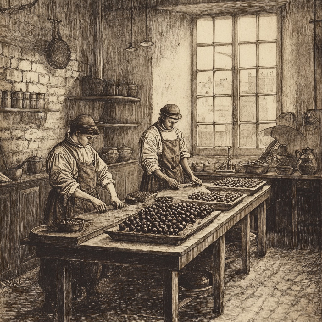 Accidental-Invention-of-Chocolate-Truffles-French-Confectioner-Georges-Auguste-Escoffier-Pastry-Chef