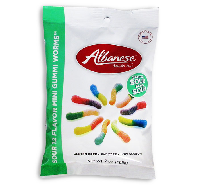 Albanese-Sour-12-Flavor-Mini-Gummi-Worms 53356A