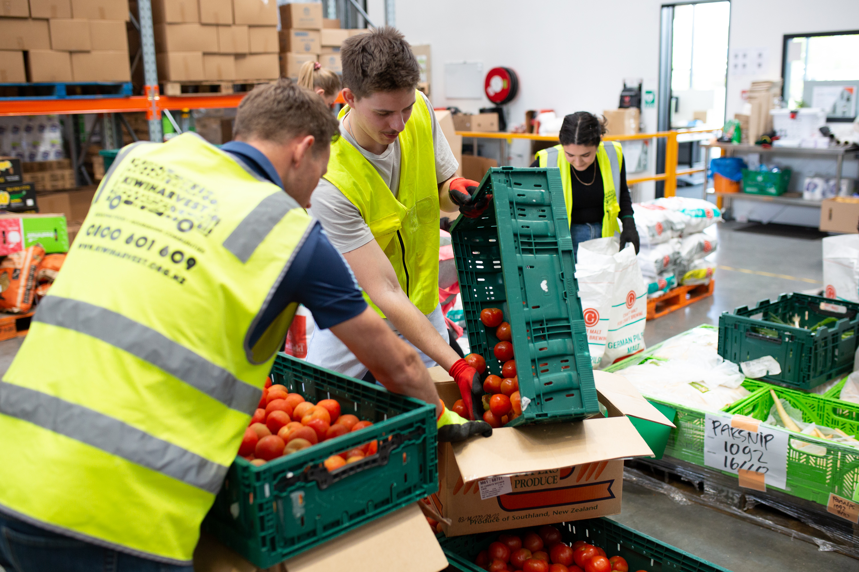 Kiwiharvest announcement via nib