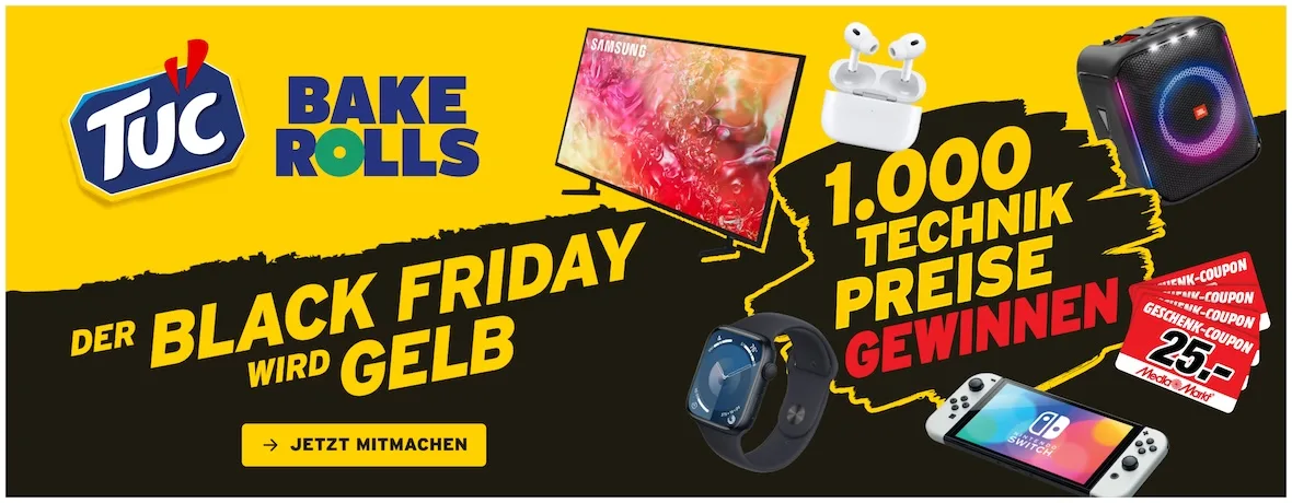 Der BLACK FRIDAY wird GELB