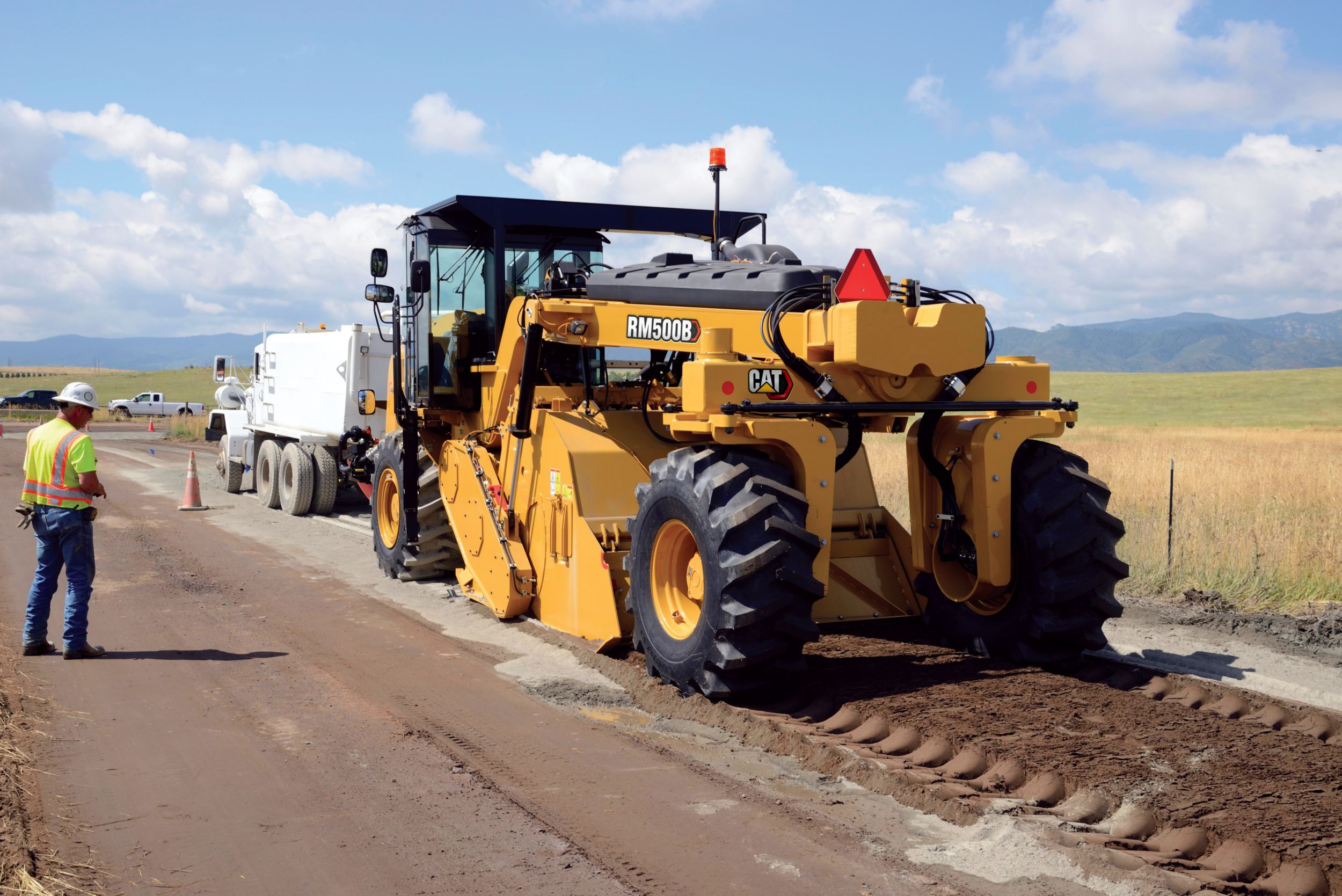 Cat RM500B Road Reclaimer Banner