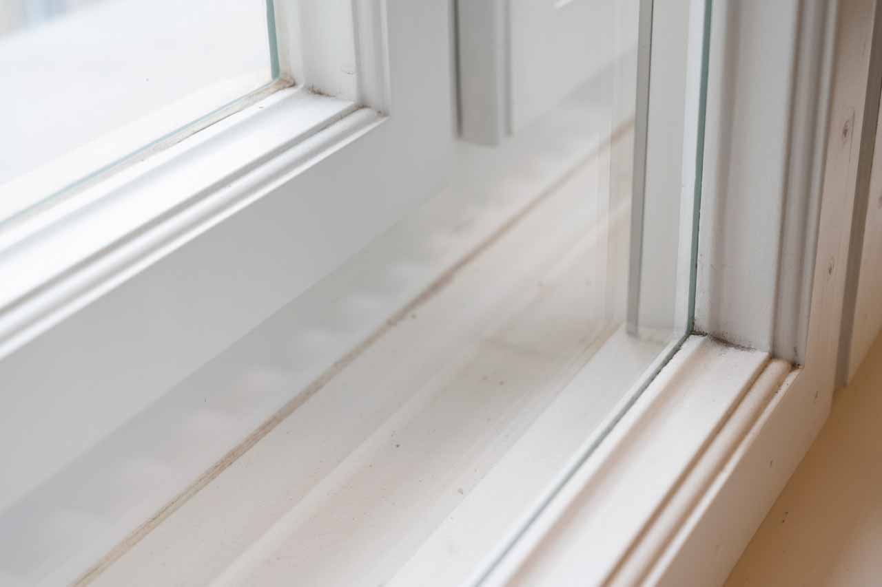 Double window with single panes