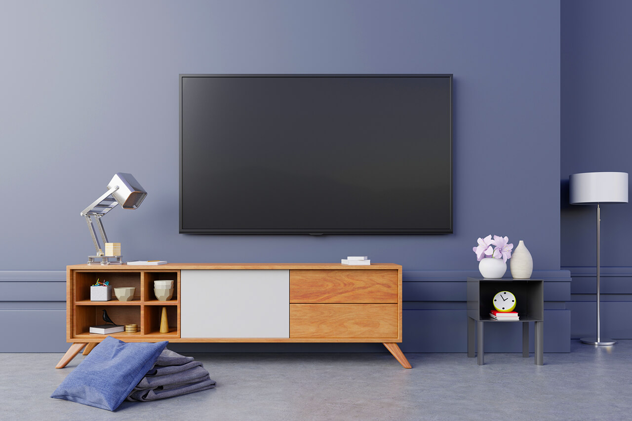 Flat Screen Tv Install In Living Room 